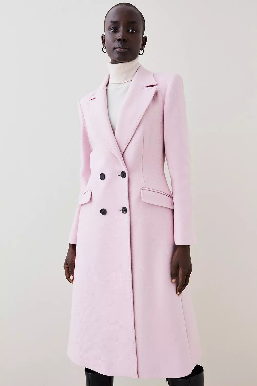 Virgin Wool Coat made on sale in Italy